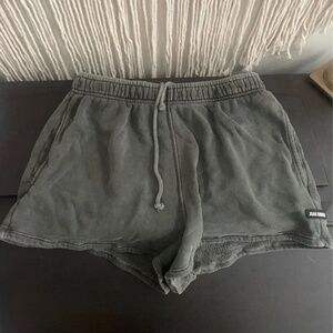 joah brown - the sweat short - washed black - size S/M